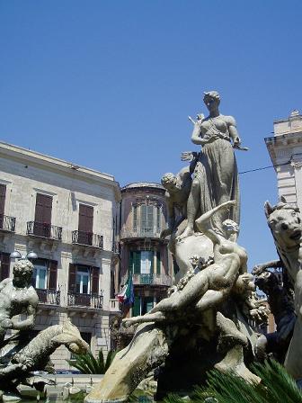  diana fountain Siracusa 1906